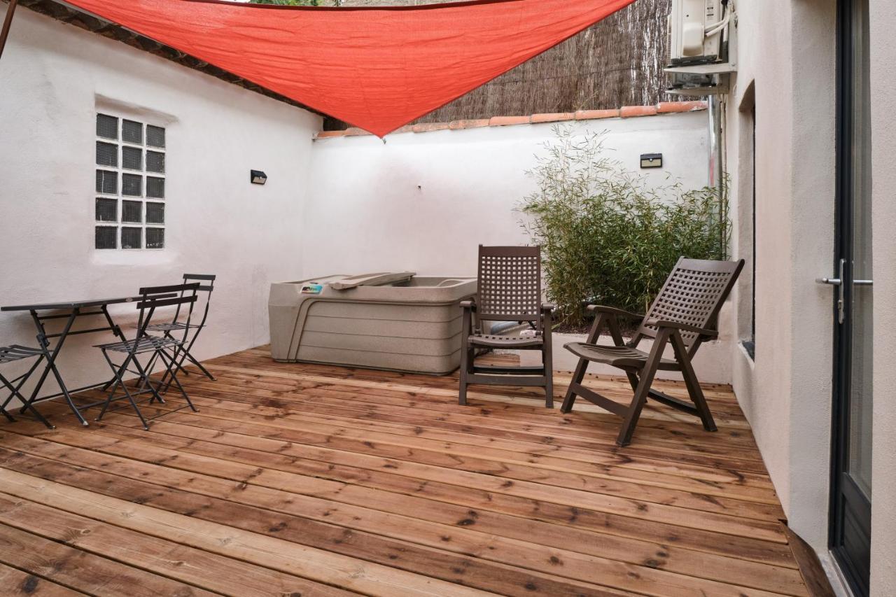 Melina - Jacuzzi - Maison Avec Cour Climatisee Proche Cite Medieval カルカソンヌ エクステリア 写真