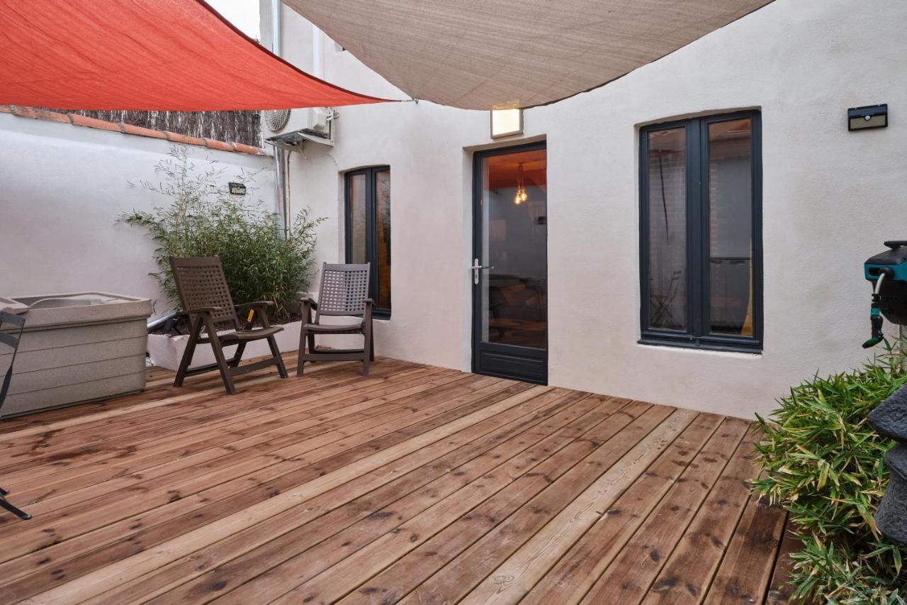 Melina - Jacuzzi - Maison Avec Cour Climatisee Proche Cite Medieval カルカソンヌ エクステリア 写真
